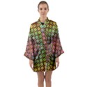 Tile Background Image Pattern Art Long Sleeve Kimono Robe View1