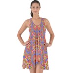Background Image Structure Art Show Some Back Chiffon Dress