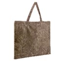 Grunge Abstract Textured Print Zipper Large Tote Bag View2