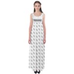 Leaves Plot Background Empire Waist Maxi Dress