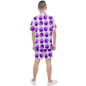 Kawaii Grape Jam Jar Pattern Men s Mesh Tee and Shorts Set View2