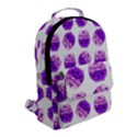 Kawaii Grape Jam Jar Pattern Flap Pocket Backpack (Small) View2