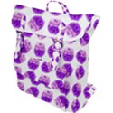 Kawaii Grape Jam Jar Pattern Buckle Up Backpack View1
