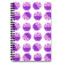 Kawaii Grape Jam Jar Pattern 5.5  x 8.5  Notebook View1