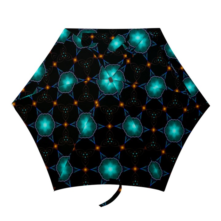 Ornament Pattern Color Background Mini Folding Umbrellas