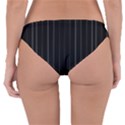 Dark Linear Abstract Print Reversible Hipster Bikini Bottoms View2