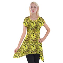 Questions Short Sleeve Side Drop Tunic