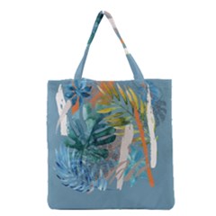 Capella Blue Grocery Tote Bag