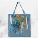 Capella Blue Grocery Tote Bag View2