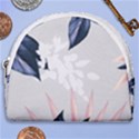 White Blossom Horseshoe Style Canvas Pouch View1