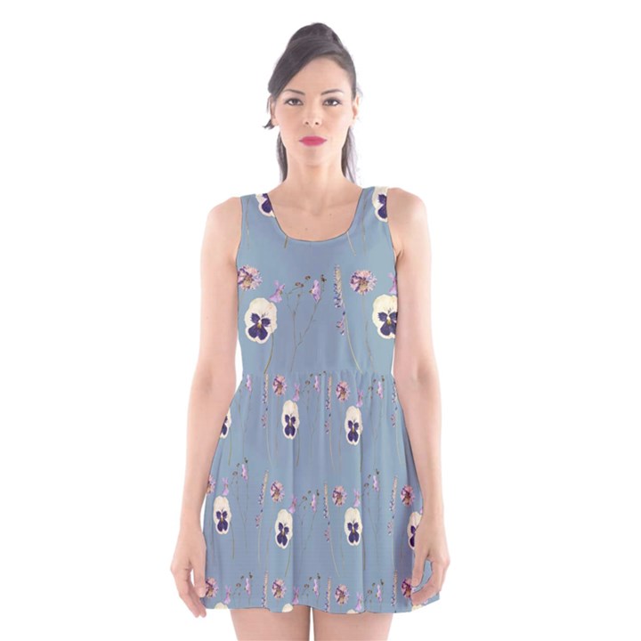 12 21 C1 1 Scoop Neck Skater Dress