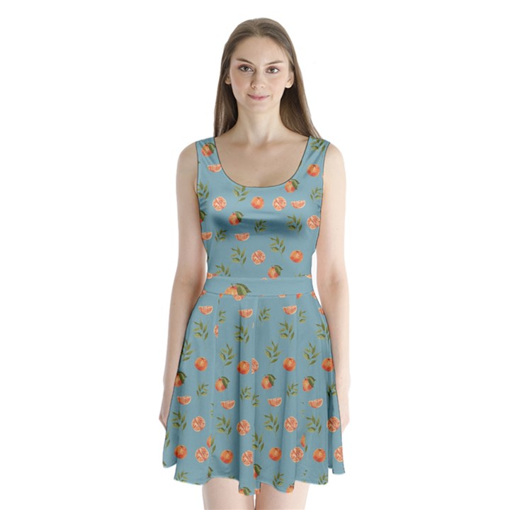 12 20 C5 1 Split Back Mini Dress 