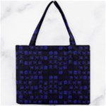 Neon Oriental Characters Print Pattern Mini Tote Bag