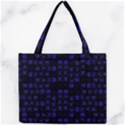 Neon Oriental Characters Print Pattern Mini Tote Bag View1