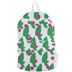 Feuilles Et Pois Foldable Lightweight Backpack