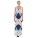 Patterns Fractal Background Digital Maxi Thigh Split Dress View2