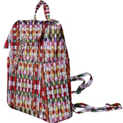 Cotton Weave Buckle Everyday Backpack