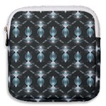 Seamless Pattern Background Black Mini Square Pouch