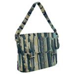 Texture Abstract Buildings Buckle Messenger Bag