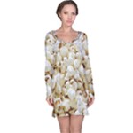 Popcorn Long Sleeve Nightdress