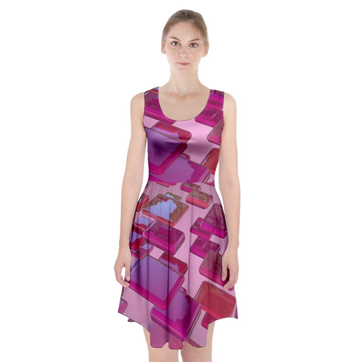 Render 3d Rendering Design Space Racerback Midi Dress
