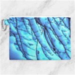 Winter Branch Tree Beech Snow Canvas Cosmetic Bag (XL)