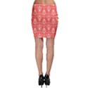 Seamless Pattern Background Red Bodycon Skirt View2