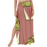 Cactus Pattern Background Texture Maxi Chiffon Tie-Up Sarong
