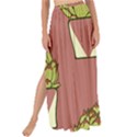 Cactus Pattern Background Texture Maxi Chiffon Tie-Up Sarong View1