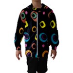 Abstract Background Retro Kids  Hooded Windbreaker