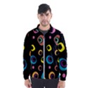Abstract Background Retro Men s Windbreaker View1