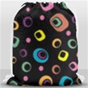 Abstract Background Retro Drawstring Bag (Large) View1