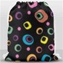 Abstract Background Retro Drawstring Bag (Large) View2