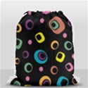 Abstract Background Retro Drawstring Bag (Small) View1