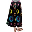 Abstract Background Retro Satin Palazzo Pants View2