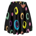 Abstract Background Retro High Waist Skirt View2