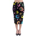Abstract Background Retro Midi Pencil Skirt View1