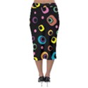 Abstract Background Retro Midi Pencil Skirt View2