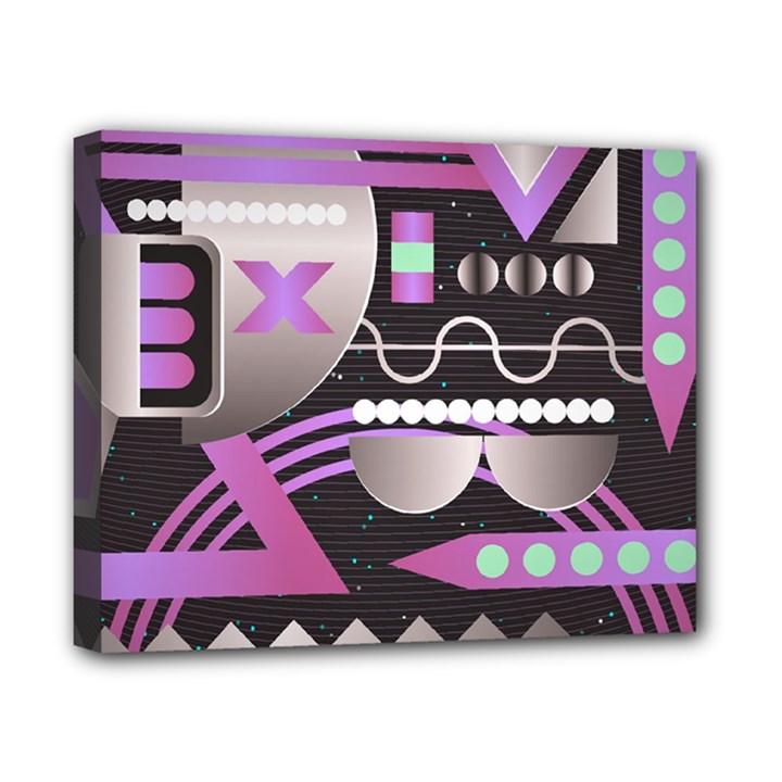 Background Abstract Geometric Canvas 10  x 8  (Stretched)