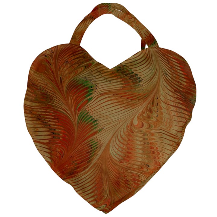 Mottle Color Movement Colorful Giant Heart Shaped Tote