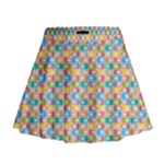 Seamless Pattern Background Abstract Mini Flare Skirt