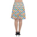 Seamless Pattern Background Abstract Chiffon Wrap Front Skirt View2