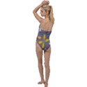 Background Abstract Non Seamless Go with the Flow One Piece Swimsuit View2