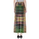 Fractal Design Pattern Decorative Full Length Maxi Skirt View2