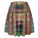 Fractal Design Pattern Decorative High Waist Skirt View2