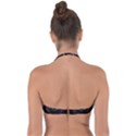 Fractal Colorful Pattern Fantasy Halter Bandeau Bikini Top View2