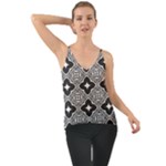 Seamless Pattern Ornament Chiffon Cami