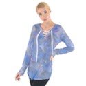 Abstract Triangles Geometric Tie Up Tee View1