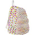Illustration Abstract Pattern Polka Dot Foldable Lightweight Backpack View3