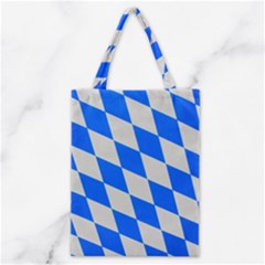 Pattern Geometric Wallpaper White Blue Classic Tote Bag